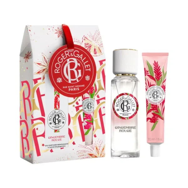 Set Navidad Roger & Gallet Gingembre Rouge EDP + crema